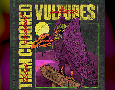 Them Crooked Vultures | Digital Poster
