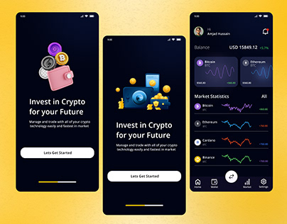 Crypto App UI Design