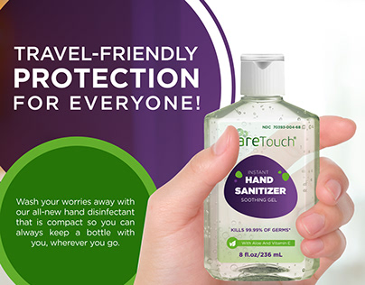 Social Media Ads (Caretouch Hand Sanitizer )