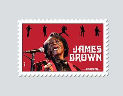 James Brown Stamp Design