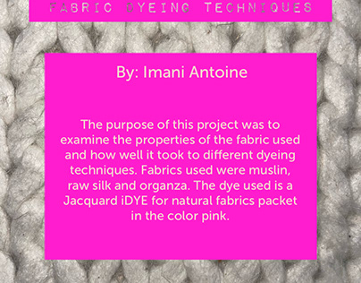Fabric Dyeing Techniques