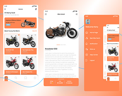 Bike Shop App UI