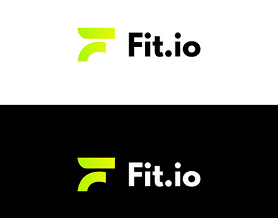 Fit.io - Stylish Fitness Logo 🏋️