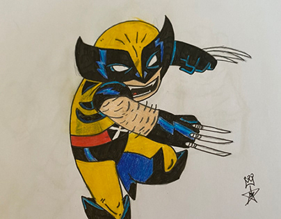Wolverine caricatura