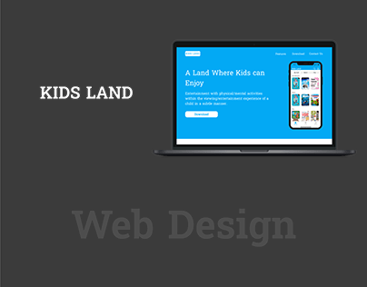Website Presentation - Kids Land