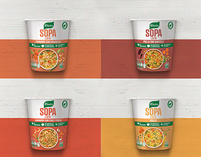 Knorr Sopa Lista. Innovation Product & Packaging