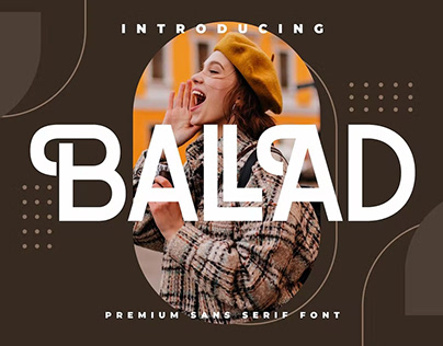 Free Ballad Display Font