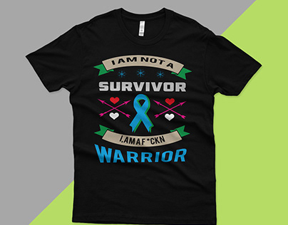 Brest cancer , Warrior & Fire could t-shirt design