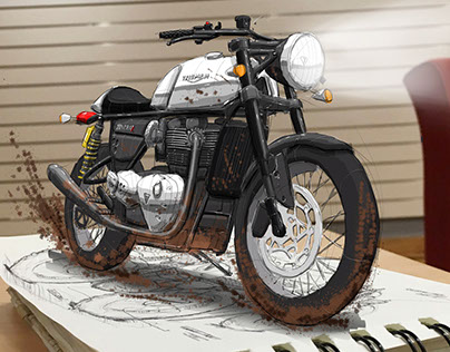 Motorcycle Sketches and Renders