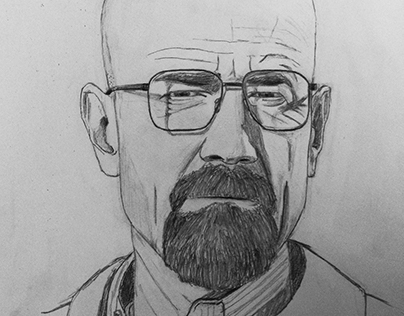 Bryan Cranston Pencil Portrait