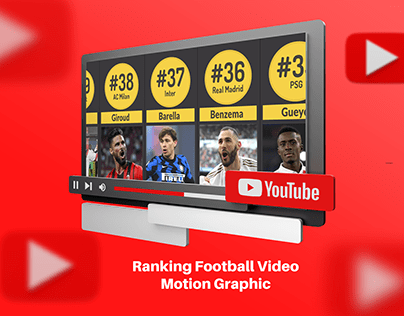 Ranking Football Video Motion Graphic
