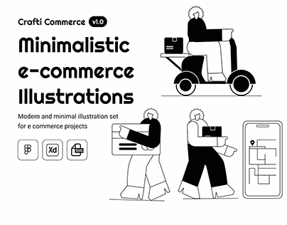 e-commerce Illustration Pack - Crafti