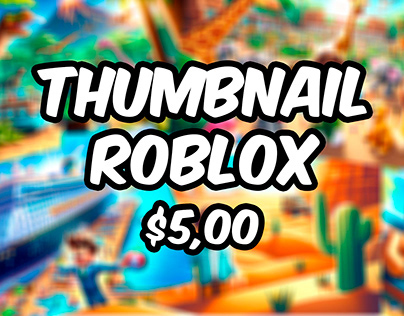 I will do a professional roblox thumbnail