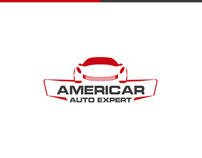 americar auto expert logo design