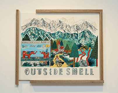 Solo exhibition "outside smell" at Niji Gallery