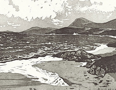 Outer Hebrides - Etching & Aquatint