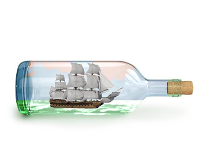 bottle ship