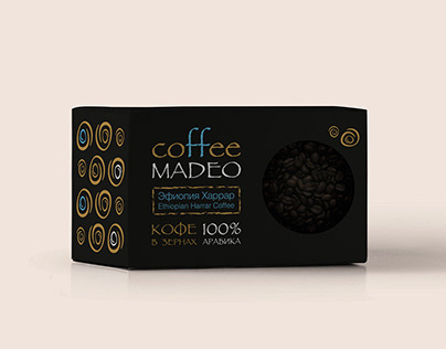 Упаковка кофе "Madeo" (индивидуальный проект)