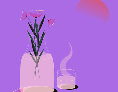 Floral Vase Animation