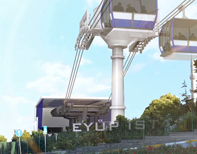3D Modelling and Compositing of Cable Car Line Project
