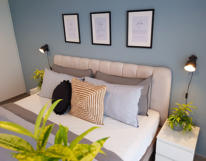 Cocooning - BLUE BEDROOM