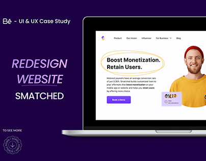 Smatched | Corporate website redesign
