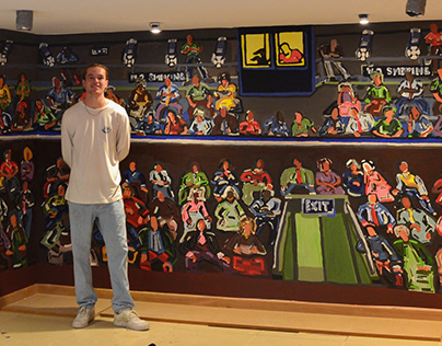 The Crucible- Snooker mural