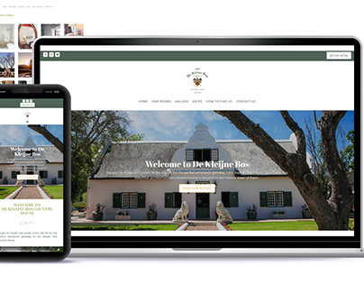 De Kleijne Bos Country House Website Design
