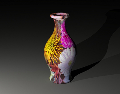 Flower Vase in 3D