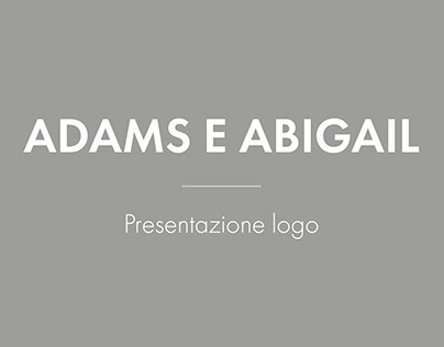 Presentazione logo "Adams e Abigail"
