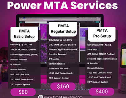 PowerMTA Services Price List |Time4servers Technologies