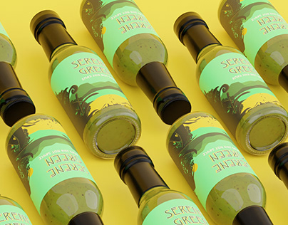 Serene Green Hot Sauce | Product & Packaging Design