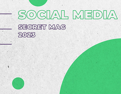 Social Media Design for Secret Mag