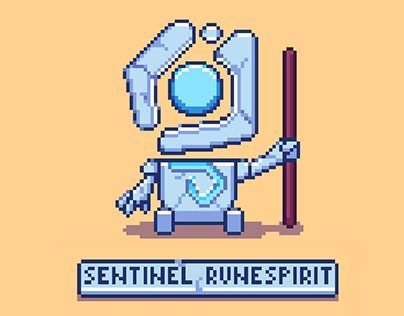 Sentinel Runespirit Pixel Art
