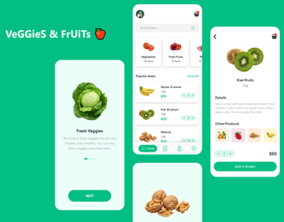 veggies & fruits selling app
