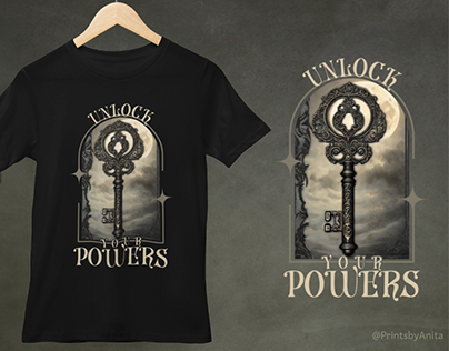 Unlock your Powers- Gothic Graphic