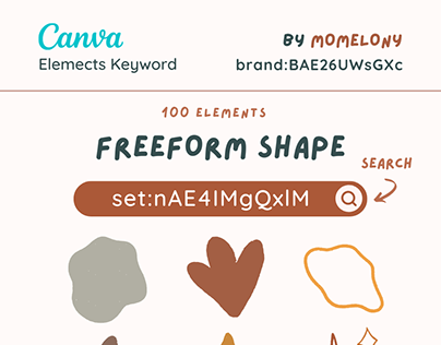 Canva Elements Keyword - Abstract Freeform Shape