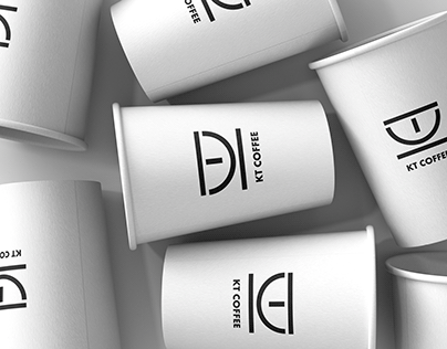 KT Coffee Brand Logo Design