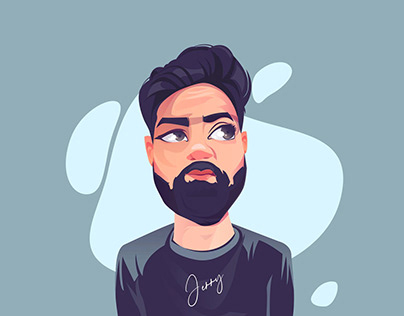 Self Portrait Vector Art