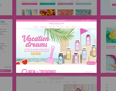 Sweetapolita - website redesign
