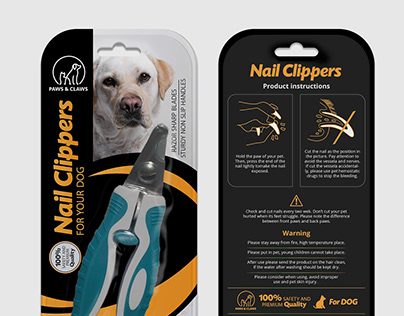 Blister Package For Dog Nail Clippers