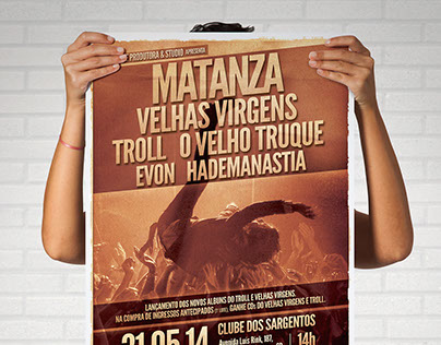 Matanza and Velhas Virgens Ad and Support Prints