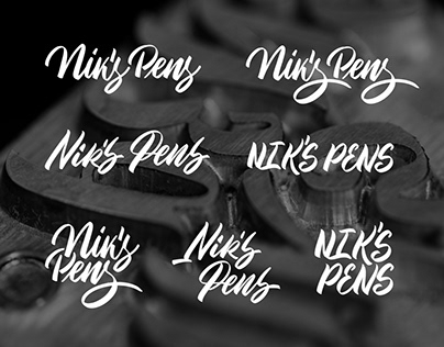 NIK’S PENS. Calligraphy tools | Logo and lettering