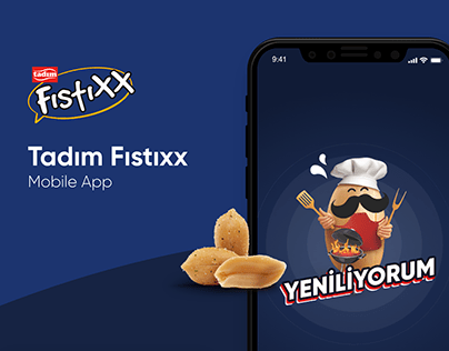 Tadım Fıstıxx Mobile App Design