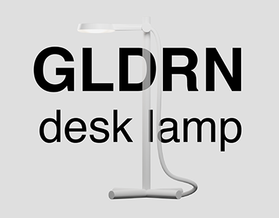 GLDRN desk lamp prototype