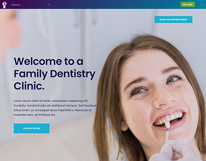 Dentistry Business Landing Page