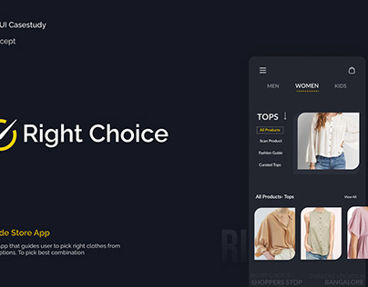 Right Choice : Inside store App