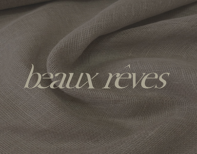 beaux rêves | logo and identity for the bed linen brand