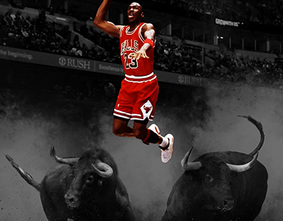 Michael Jordan Raging Bulls