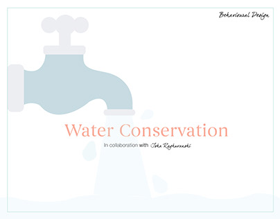 Water Conservation - Behavioural Design